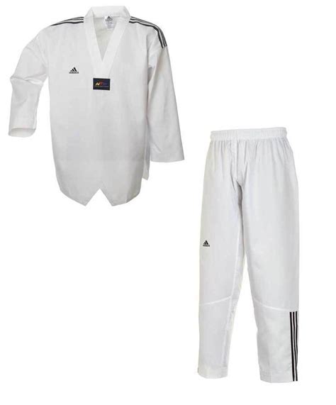 adidas taekwondo anzug adi club 3-stripes weißes revers|Adidas Taekwondoanzug Adi Club 3 Stripes weißes Revers.